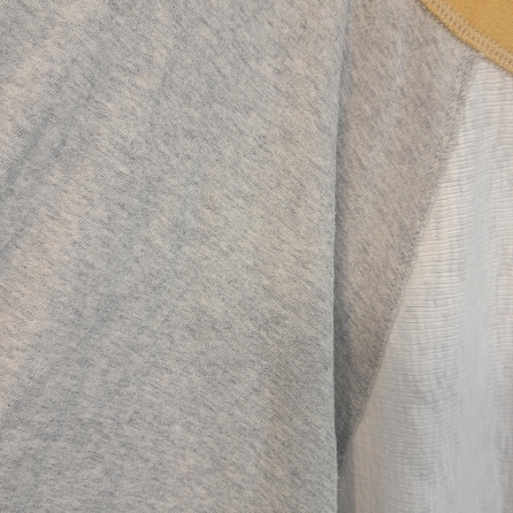 We The Free Womens Raglan Ivory Heather Oversize Top Size Large - Picture 2 of 10